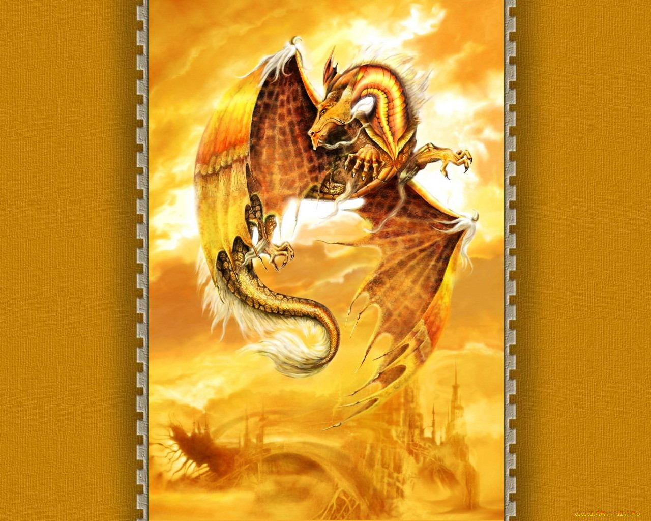 Мудрый золотой дракон